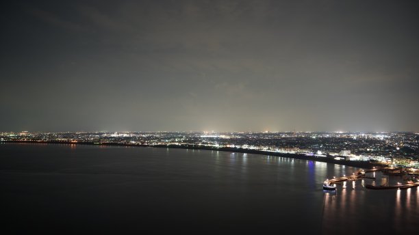 从Enoshima看湘南的海岸线图片下载