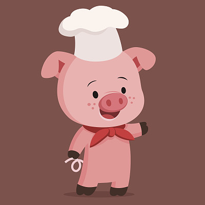 小猪厨师图片下载