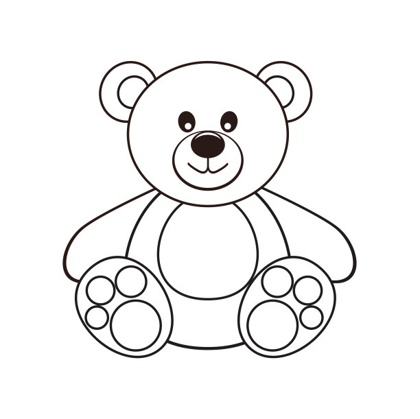 熊。矢量插图。图片下载