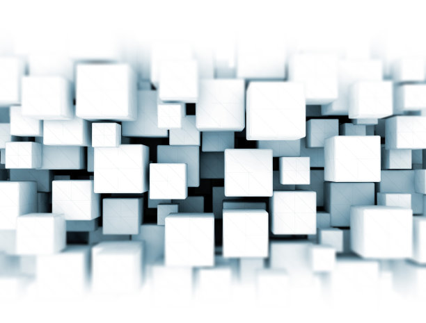 三维立方体的背景图片下载