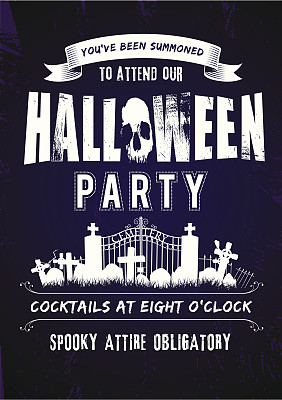 万圣节派对邀请图片下载