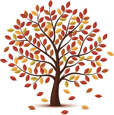 秋天的树设计图片下载