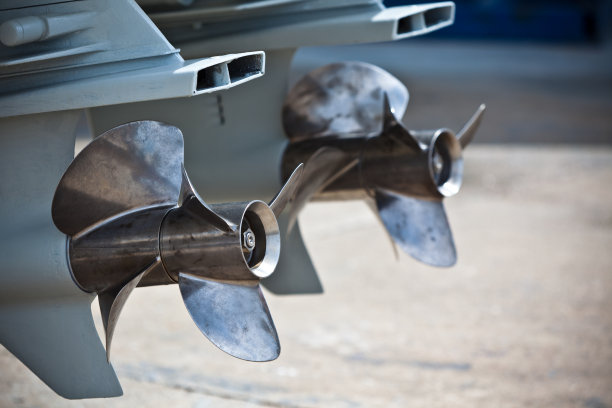 两个摩托艇螺丝图片下载