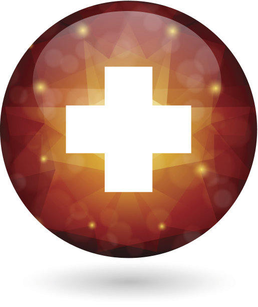 带医疗十字的球体图片下载