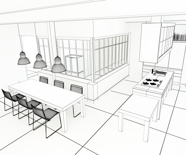 令人印象深刻的厨房设计图片下载