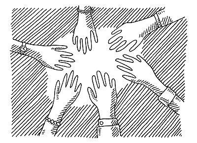 手在一起的概念图图片下载