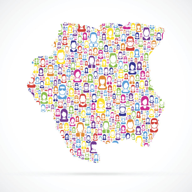 苏里南地图人物素材图片下载