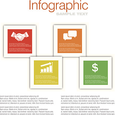 业务信息图表设计图片下载