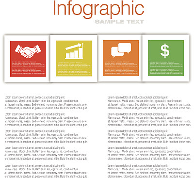 业务信息图表设计图片下载
