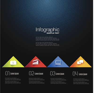 业务信息图表设计图片下载