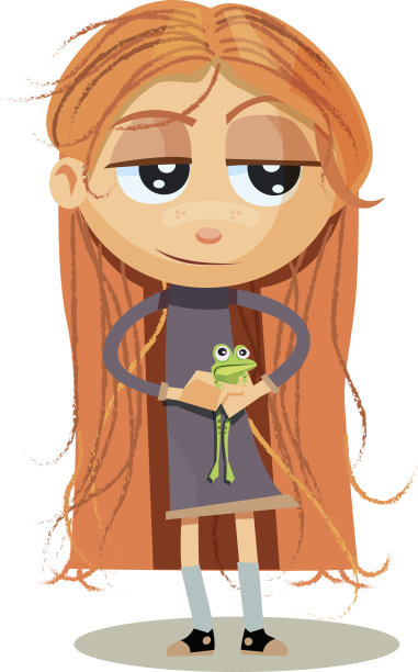 青蛙女孩图片下载