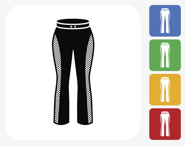 裤子图标平面设计图片下载