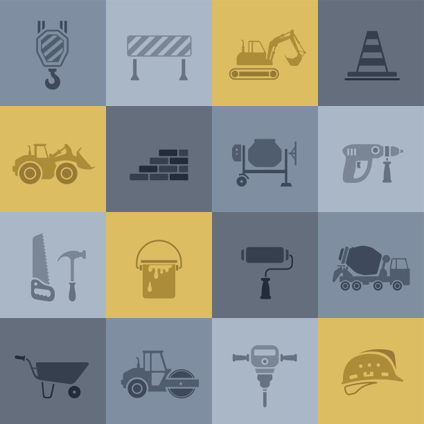 建筑图标图片下载