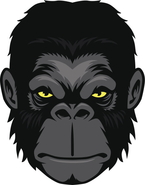 猿头的吉祥物图片下载