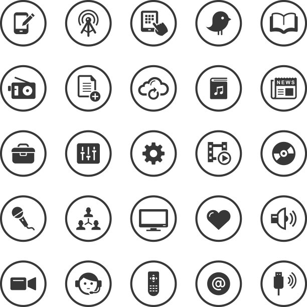 圆圈图标设置|媒体图片下载