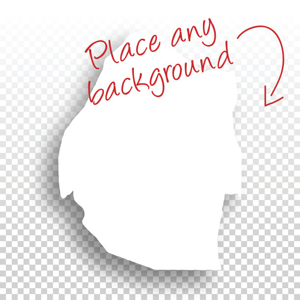 斯威士兰地图设计-空白背景图片下载