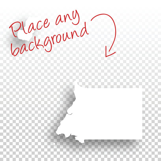 赤道几内亚地图设计-空白背景图片下载