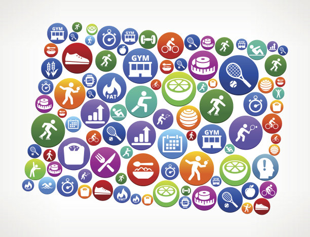 怀俄明州适合度和饮食矢量按钮模式图片下载