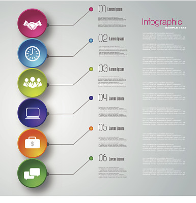 业务信息图表设计图片下载