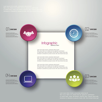 业务信息图表设计图片下载