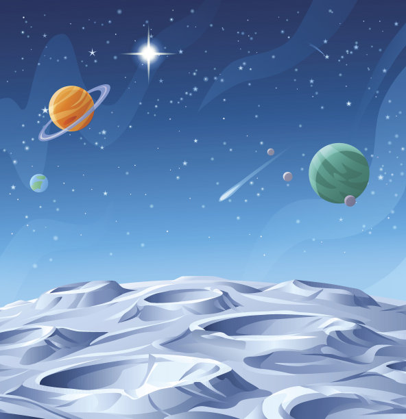 行星和小行星图片下载