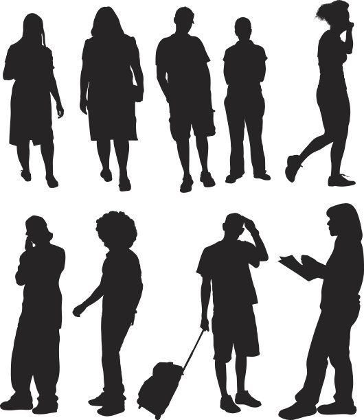 人们在不同的行动中图片下载