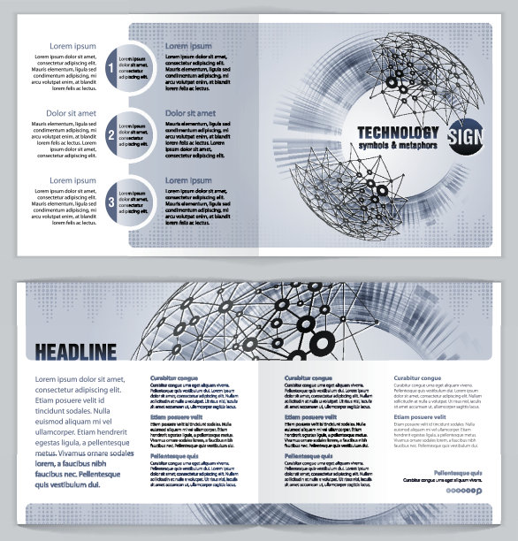 平面设计模板“通讯技术”图片下载