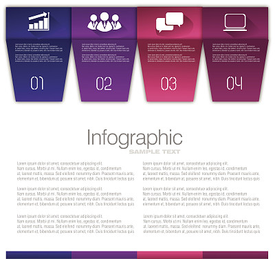 业务信息图表设计图片下载