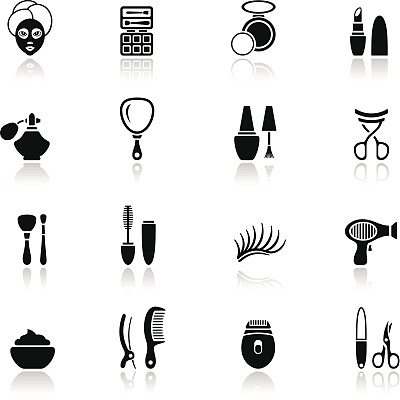 化妆图标集图片下载