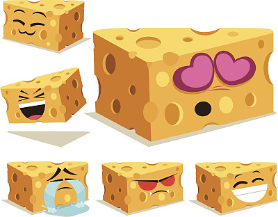 奶酪卡通套装B图片下载