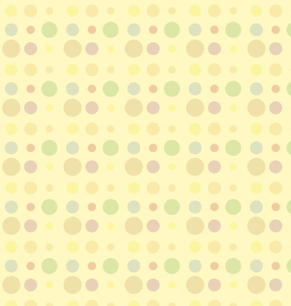 色点在黄色背景上无缝重复图案图片下载