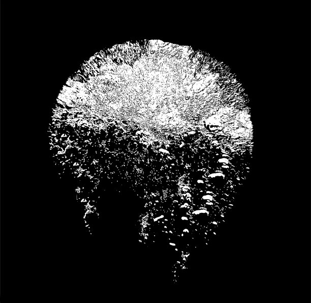 溶解成气泡的行星图片下载