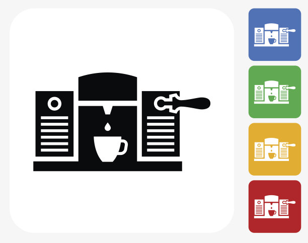 咖啡图标平面设计图片下载