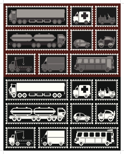 交通图标灰色图片下载