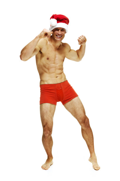 赤裸上身的肌肉男跳舞和弯曲肌肉图片下载