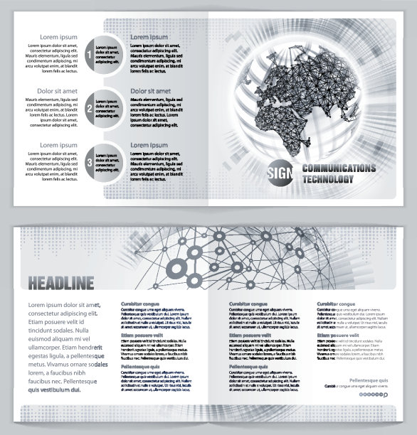 平面设计模板“通讯技术”图片下载