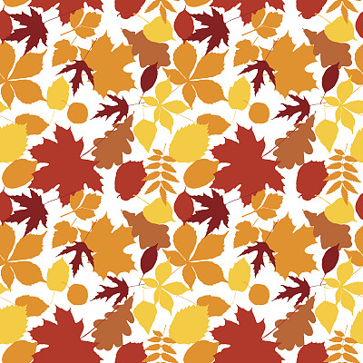 秋天无缝模式图片下载