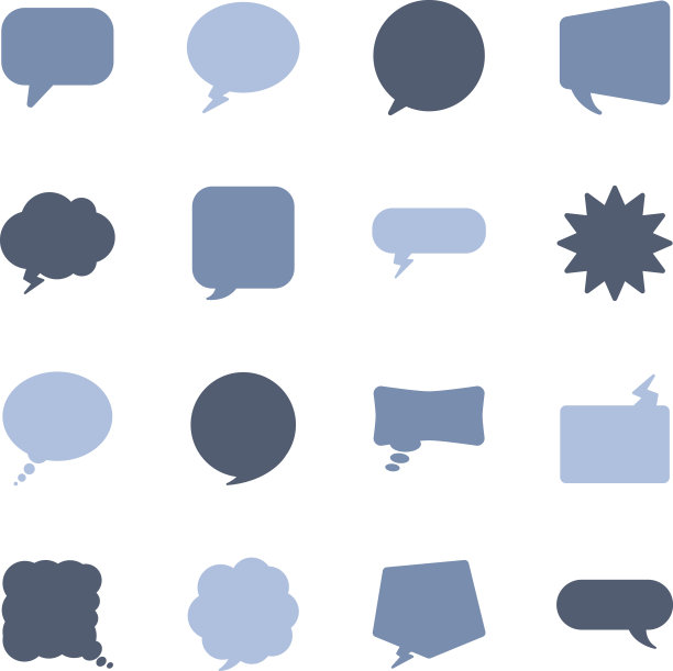 演讲气泡图标图片下载