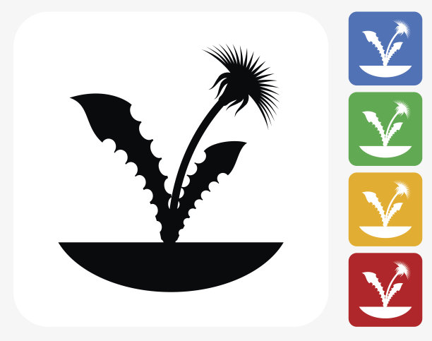 植物图标平面设计图片下载