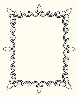 Fleur De Lisroyalty自由矢量框架设计图形图片下载