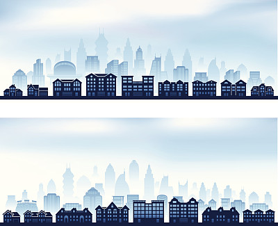 家庭和建筑版税免费矢量界面图标集图片下载