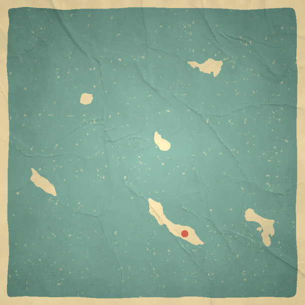 荷兰安的列斯地图上的旧纸-古董纹理图片下载