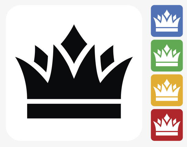 皇冠图标平面设计图片下载