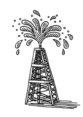 飞溅式井架绘制图片下载