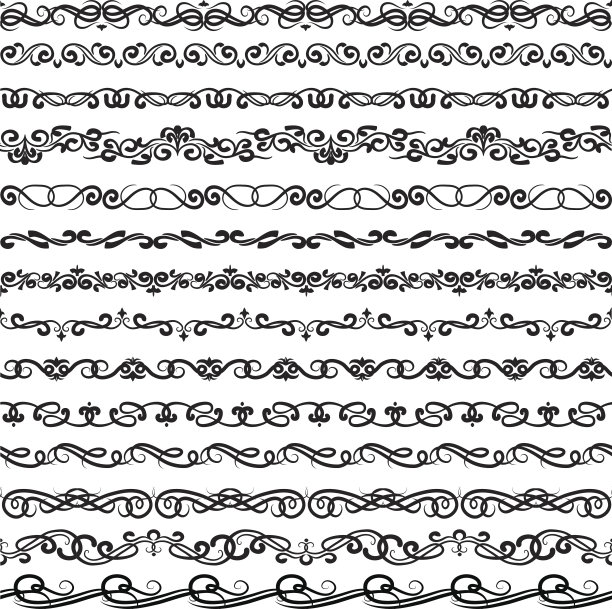 装饰性的边界素材图片