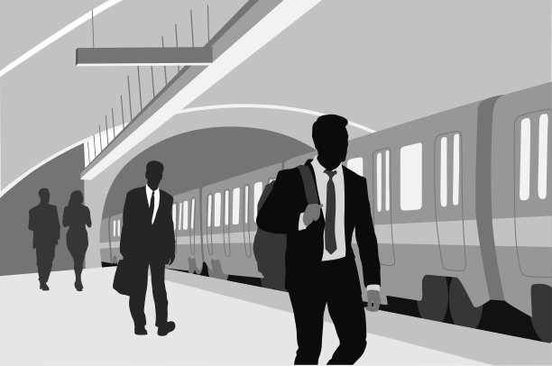 地铁商业的人图片下载