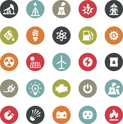 燃料和发电图标/ Ringico系列图片下载