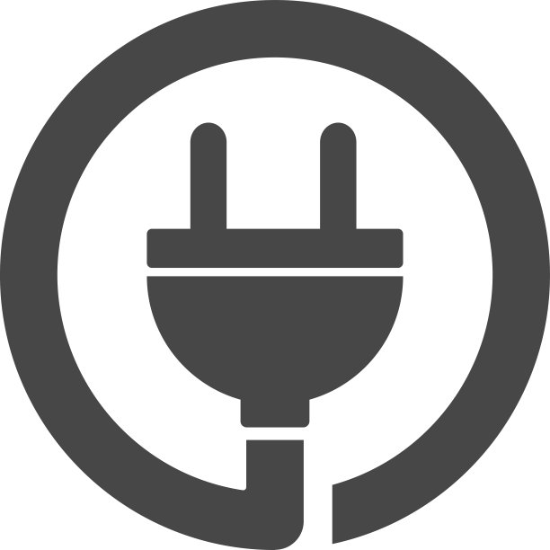 插头图标矢量图图片下载