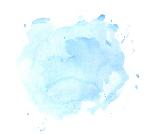 蓝色水彩现货图片下载