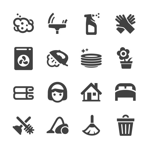 清洁图标-极致系列图片下载